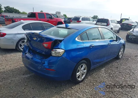 2018 Chevrolet Cruze Lt Auto из США, поврежденный, VIN 1G1BE5SM3J7143145